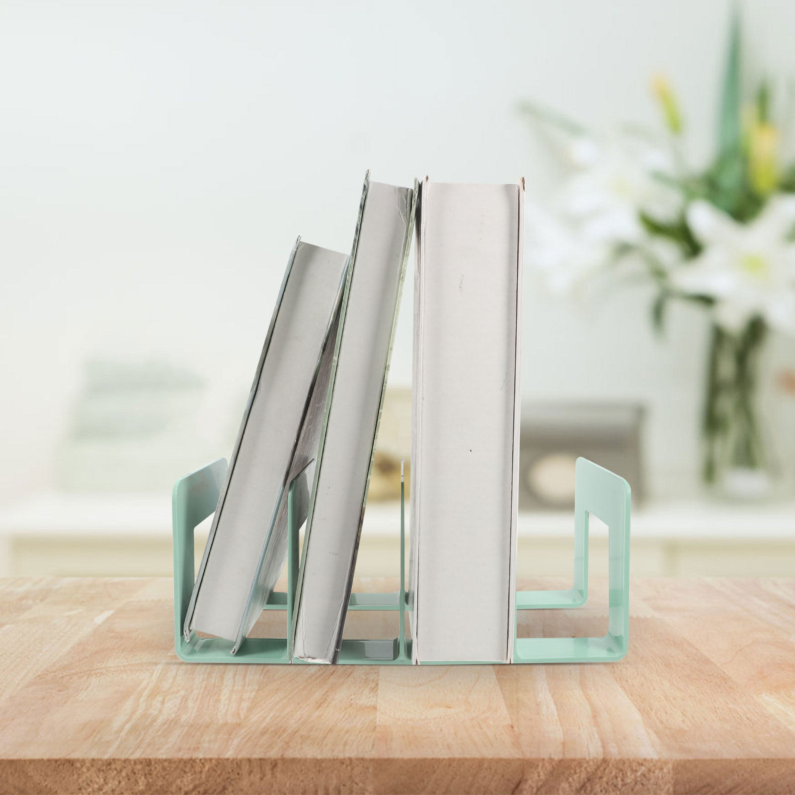Magazine Holder Rack - Organisateur de bureau pour livres et