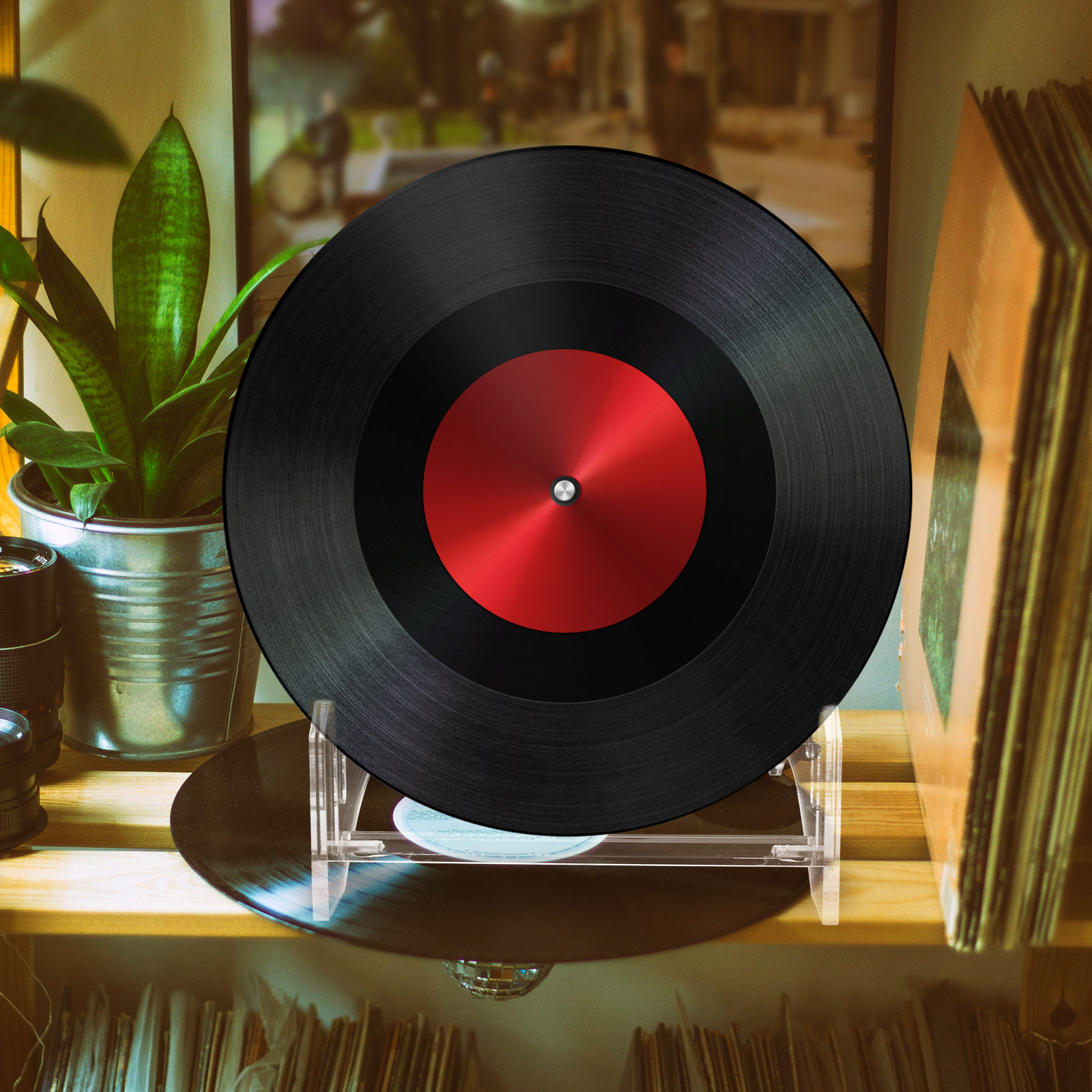 Étagère à disques en acrylique - Magazine Holder Rack avis et prix