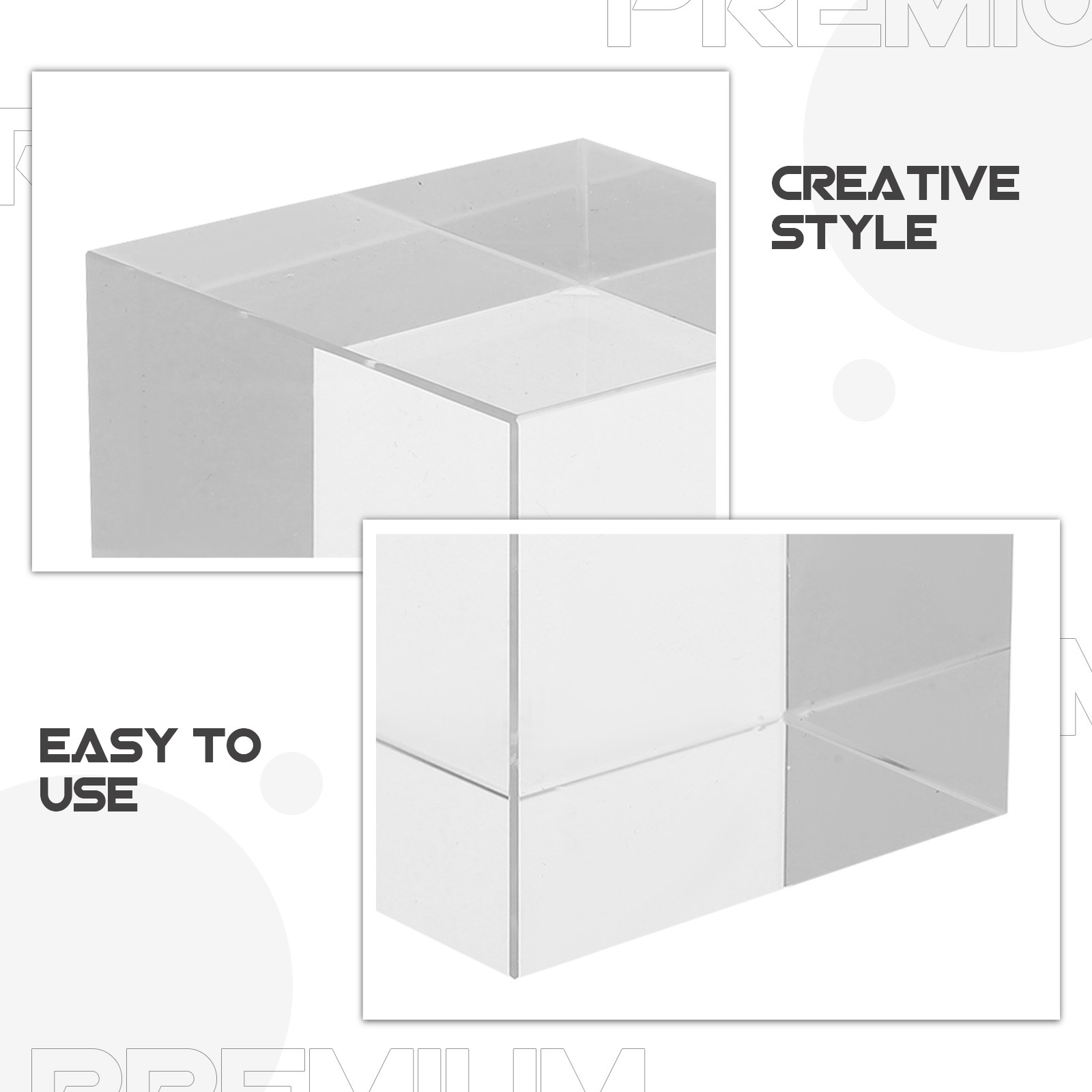 Poids de bureau carré en crist - Paper Weight Crystal avis et prix