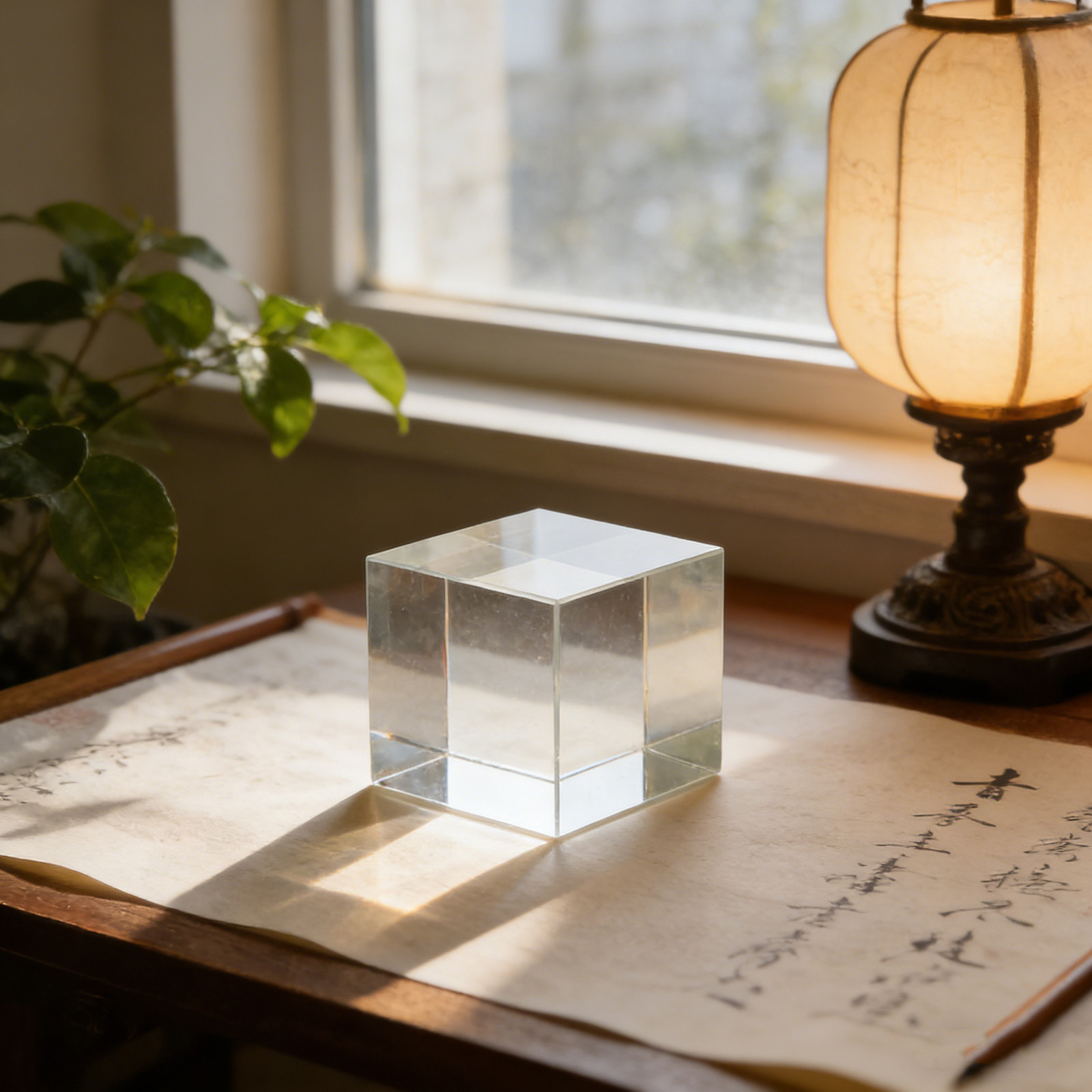 Poids de bureau carré en crist - Paper Weight Crystal avis et prix