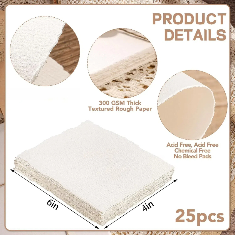 25 feuilles de papier aquarell - Ink Blotter Paper avis et prix